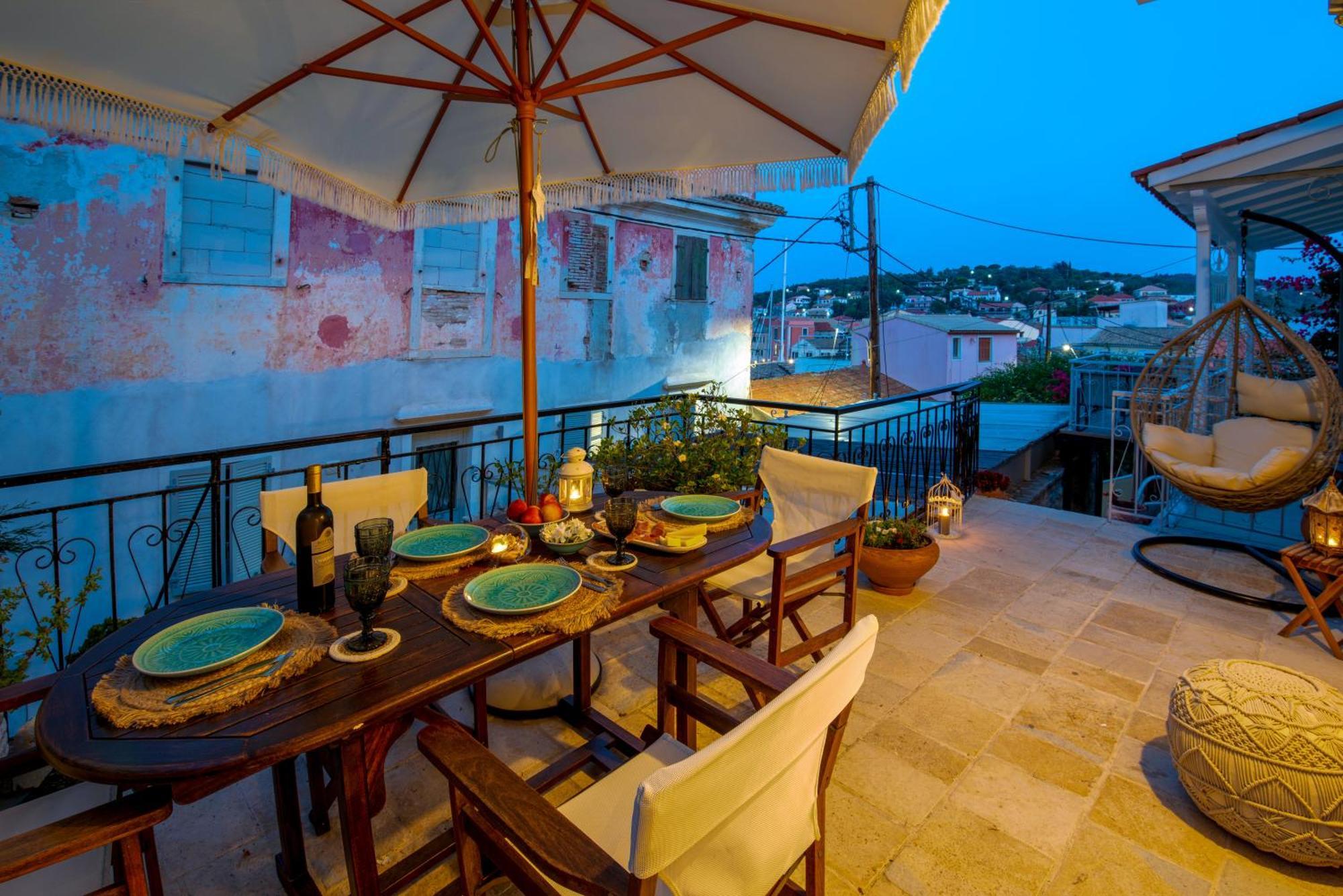 Marilu'S, Paxos Port House Lägenhet Gaios Exteriör bild